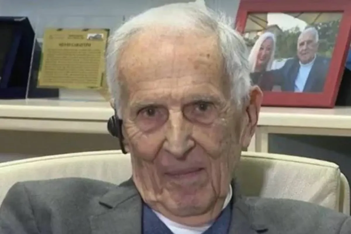 Ésta es la «receta» para la longevidad del oncólogo italiano Silvio Garatini, de 97 años.