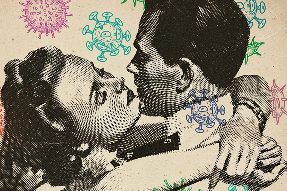 el reflejo primaveral de "enfermedad del beso" que nueve de cada 10 adultos tienen