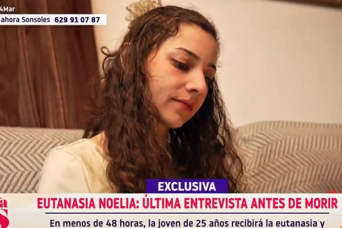 ¿Qué dice la frase sobre Noelia? 74% discapacidad y trastornos mentales