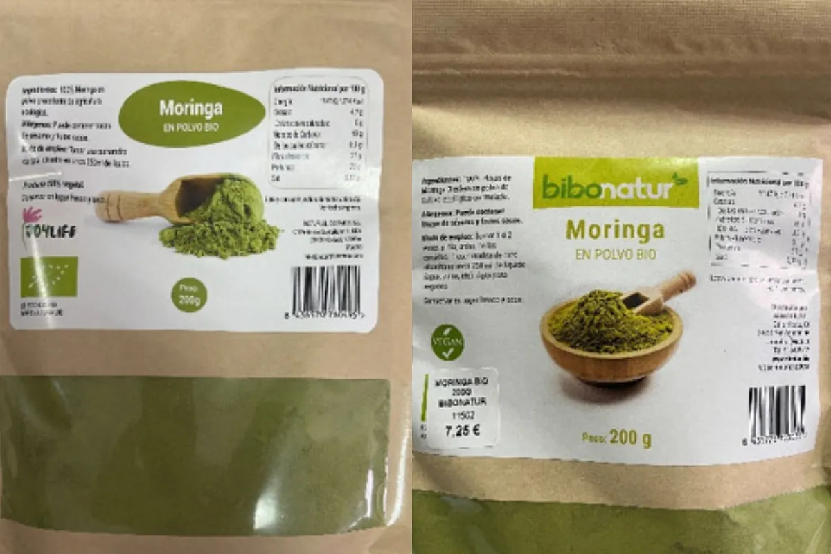 Sanidad eleva su vigilancia ante la presencia de salmonella en moringa ecológica de origen alemán